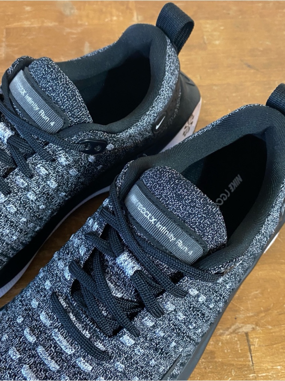 Nike ReactX Infinity Run 4 Running Shoes Black White Oreo - Women’s Size 10 - Picture 4 of 13